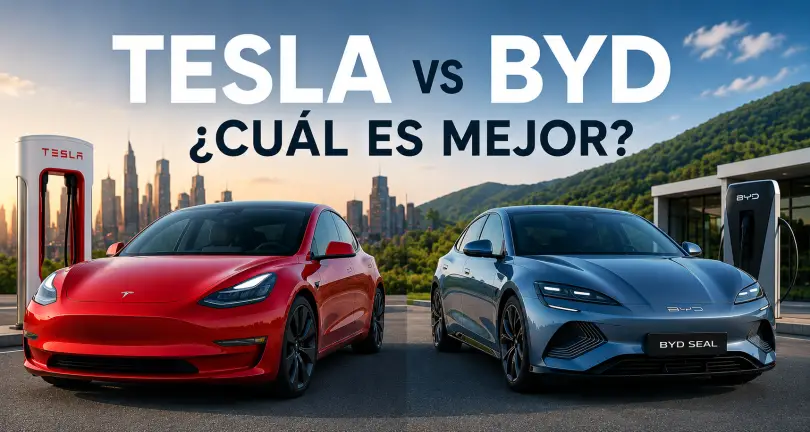 Imagen del blog Tesla vs BYD: la comparativa definitiva. ¿Qué marca merece más la pena?